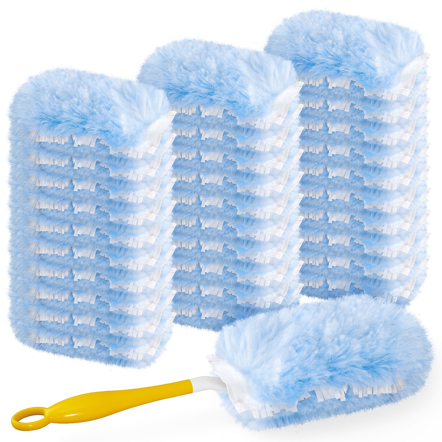 Duster Refill for Swiffer Duster, 30 Count Heavy Duty Duster Refills, Multi Surface 360 Duster + 1 Handle
