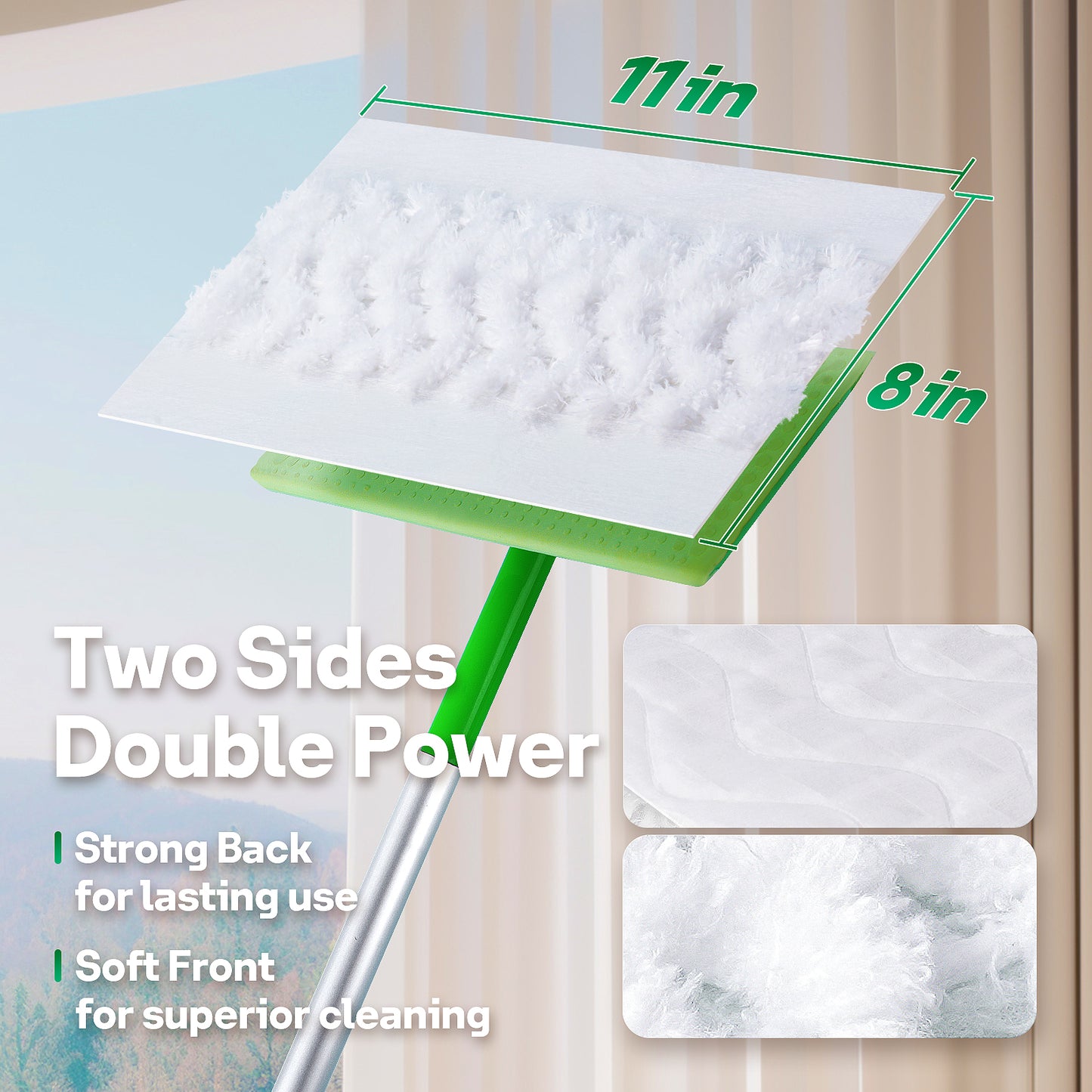 AIR U+ Dry Mop Pads for Swiffer Sweep and Mop, Heavy Duty Pet Dry Sweeper Refills, Sweeping Cloths for Cleaning Hardwood Floor Dust and Hair, Disposable, Unscented, 30 Count