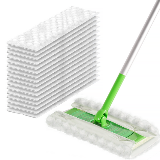 AIR U+ Heavy Duty Dry Sweeping Cloths for Swiffer Sweeper, Disposable Pet Dry Mop Pad Refills, Super Thick, 2X Locks Out Dust and Hair for Floor Cleaning