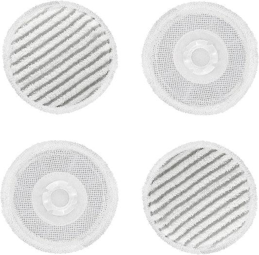 AIR U+ S7000AMZ Pads Replacement Steam Mop Pads for Shark S7001 S8001 S8201 S7201 S7000AMZ S7000 S7005 S7020 S7001C Series Steam & Scrub All-in-One Scrubbing Mop, 4 Pack